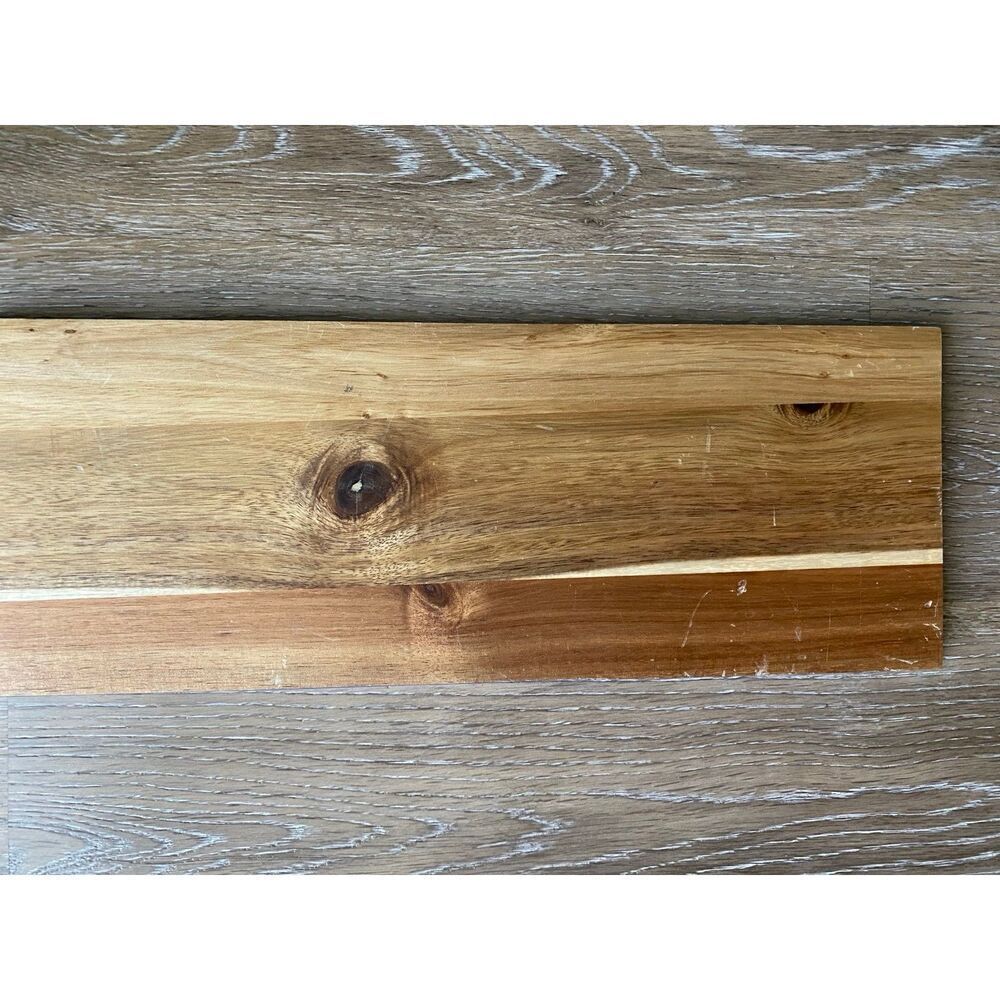 Threshold Wood Blue Handle Cutting Board - Picture 6 of 9